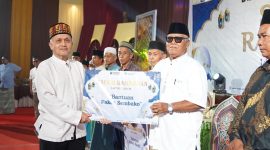 Nelayan Desa Gemuruh Bersyukur Terima Bantuan Sembako dari PT Timah Tbk saat Safari Ramadan di Kundur