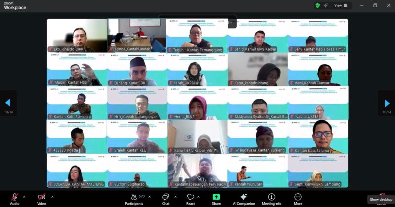 Sekjen ATR/BPN Tekankan Transparansi dalam Pengadaan Barang dan Jasa saat Webinar Nasional