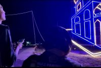 Tim Juri mulai melakukan penilaian di sejumlah titik lampu hias dan lampu colok di Karimun. 