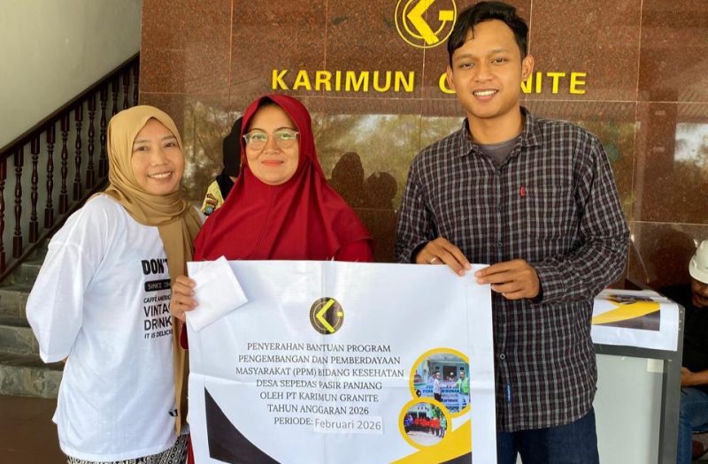 PT Karimun Granite Kembali Salurkan Bantuan PPM Periode Februari 2026 untuk Pendidikan, Kesehatan, dan Keagamaan