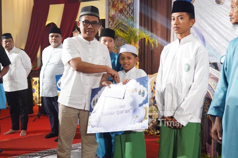 PT Timah Salurkan Santunan untuk Tahfiz Al-Qur’an, Jadi Penyemangat Generasi Qurani di Ramadan