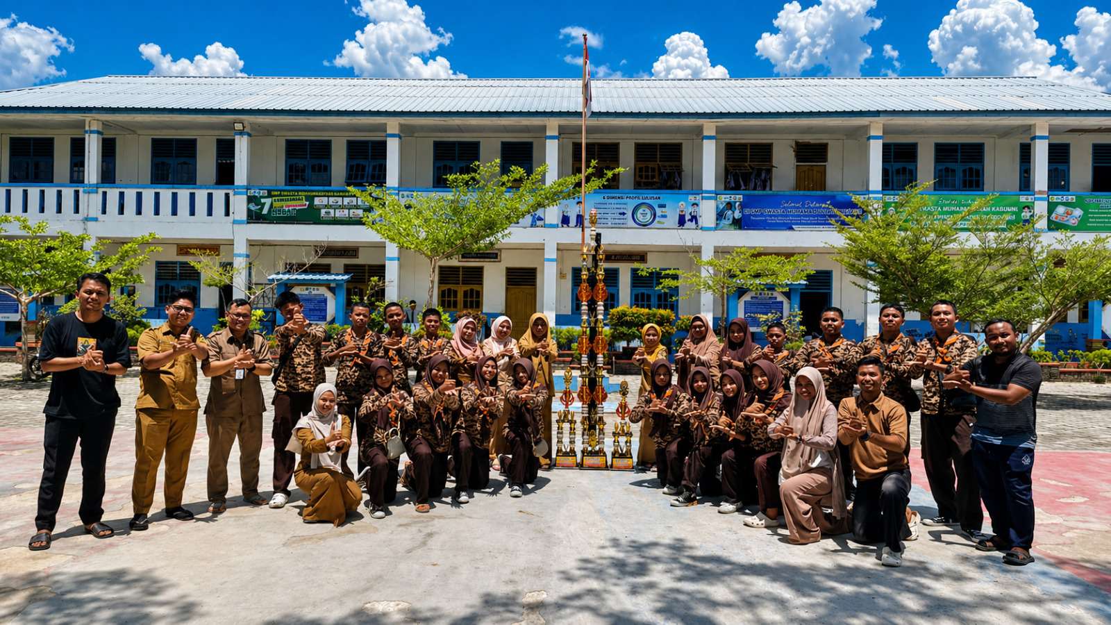 SMP Muhammadiyah Karimun Raih Juara Umum Batam Scout Day 2026