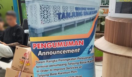 Rencana Penerapan Pembayaran Non-Tunai di Pelabuhan Tanjung Balai Karimun Dikeluhkan