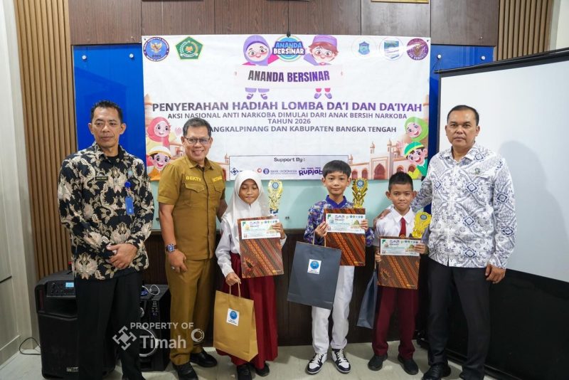 PT TIMAH Dukung Edukasi Anti Narkoba Sejak Dini Lewat Lomba Ananda Bersinar di Pangkalpinang