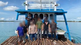 Ditpolairud Polda Kepri Gagalkan Penyelundupan 12.000 Batang Kayu Bakau ke Singapura