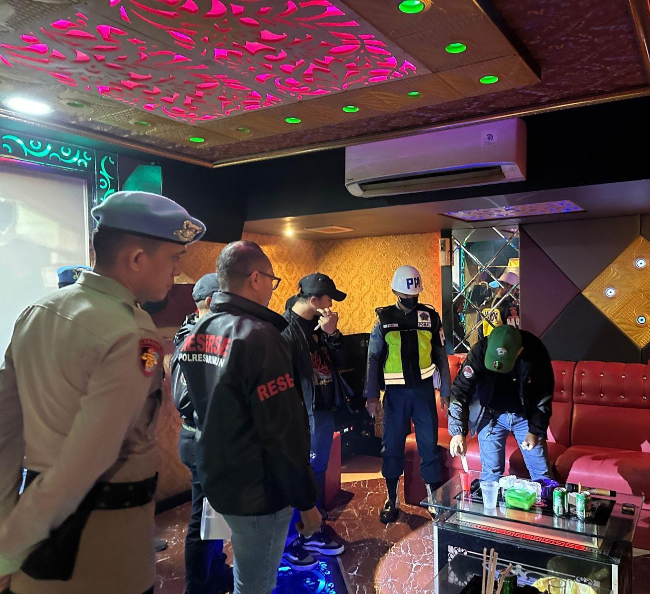 Razia Gabungan di Tempat Hiburan Malam, Polres Karimun Pastikan Nihil Narkotika