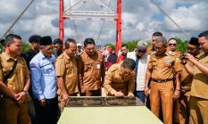 Bupati Karimun Resmikan Jembatan Tok Kenot, Buka Akses Darat dan Dorong Ekonomi Pulau Belat