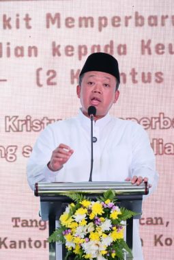 Menteri Nusron Ajak Jajaran ATR/BPN Jadikan Paskah Momentum Kebangkitan Bangsa