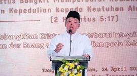 Menteri Nusron Ajak Jajaran ATR/BPN Jadikan Paskah Momentum Kebangkitan Bangsa