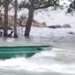 Warga Heboh, Boat Tanpa Awak Berputar di Pantai Pelawan Karimun