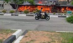 Tiga Warung di Coastal Area Karimun Terbakar, Diduga Akibat Kebocoran Gas