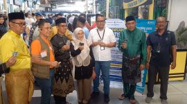 Bupati Karimun Launching Sistem Pembayaran Cashless di Pelabuhan Karimun, 200 Penumpang Pertama Dapat Saldo Gratis