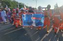Pawai Kostum Profesi Meriahkan Hari Buruh di Karimun, Serikat Pekerja Sampaikan Lima Tuntutan