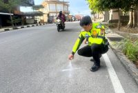 Pejalan Kaki Tewas Ditabrak Motor di Asrama Polisi Kapling