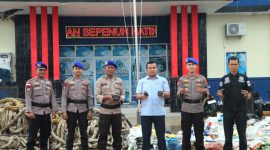 Satpolairud Polres Karimun Gagalkan Pengiriman 9,5 Ton Timah Ilegal, Dua Tersangka Diamankan