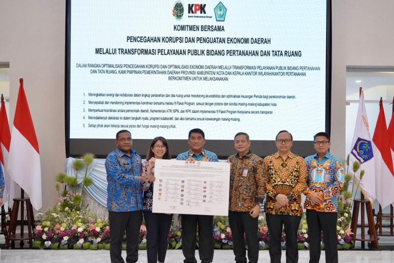 ATR/BPN dan KPK Jadikan Sulut Percontohan Transformasi Layanan Pertanahan Terintegrasi