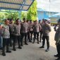 Simulasi Tanggap Darurat di PLTU Sebatak Karimun, Polres Karimun Turunkan Pleton Dalmas