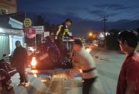 Kecelakaan di Simpang Paya Manggis Karimun, Satu Pengendara Tewas