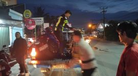 Kecelakaan di Simpang Paya Manggis Karimun, Satu Pengendara Tewas
