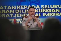 Dirjen Imigrasi Minta Jajaran Fokus Tingkatkan Integritas dan Tinggalkan Budaya Kerja Lama