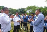 Wabup Karimun Dampingi Wagub Kepri Tinjau Lokasi Pembangunan Sekolah Rakyat di Kundur