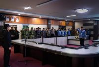 Meski Diguyur Hujan, Upacara Hari Lahir Pancasila 2026 di Karimun Tetap Berlangsung Khidmat