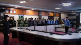 Meski Diguyur Hujan, Upacara Hari Lahir Pancasila 2026 di Karimun Tetap Berlangsung Khidmat