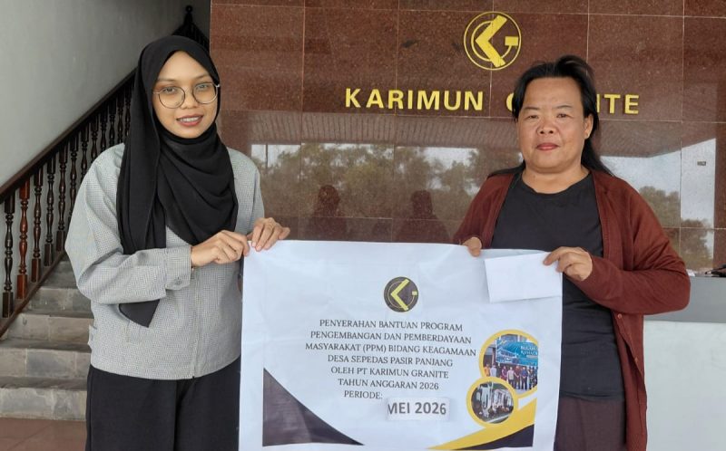 PT Karimun Granite Salurkan Bantuan PPM Mei 2026, Dukung Pendidikan, Kesehatan, dan Keagamaan Masyarakat