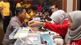 Sambut Hari Bhayangkara ke-80, Polres Karimun Gelar Donor Darah dan Pemeriksaan Kesehatan Gratis