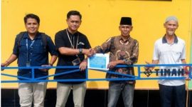Masjid Nurul Jami’ Terima Bantuan Tenda dari PT Timah untuk Kegiatan Sosial dan Pemakaman