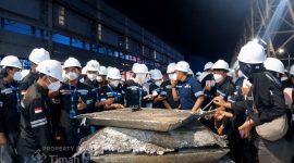 Ratusan Mahasiswa UBB dan UNP Belajar Langsung Proses Pengolahan Timah di PT TIMAH