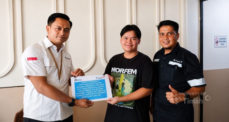 Bantuan Pendidikan PT TIMAH Antar Wildan Wujudkan Cita-cita Menjadi Mahasiswa STIQ