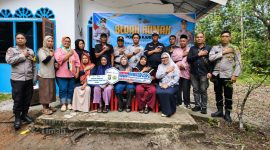 Rumah Rusak Dua Tahun Akhirnya Layak Huni, Nelayan Karimun Bersyukur Dapat Bantuan PT Timah dan Polres Karimun