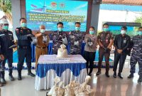 Akan Diselundupkan ke Malaysia, 1,9 Ton Pasir Timah Ilegal Senilai Rp1,5 Miliar Digagalkan TNI AL