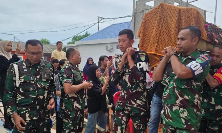 Dandim 0317/TBK dan Dandenpom I/6 Batam Hadiri Pemakaman Umar, Pastikan Penanganan Kasus Dilakukan Secara Profesional