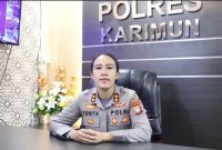 Kapolres Karimun AKBP Yunita Stevani.