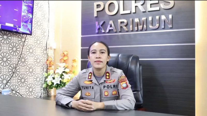 Kapolres Karimun AKBP Yunita Stevani.