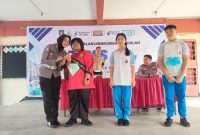 Satlantas Polres Karimun Edukasi Pelajar SMA Maha Bodhi Lewat Program Police Goes To School
