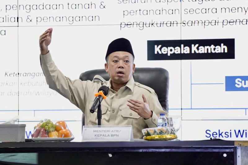 Menteri Nusron Minta Jajaran BPN Sumut Permudah Layanan Pertanahan dan Utamakan Kepuasan Masyarakat