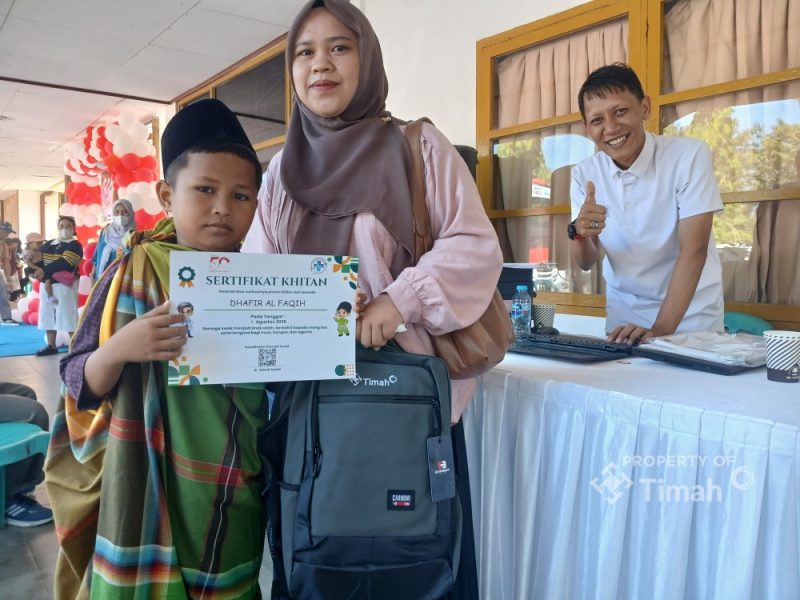 Khitanan Massal HUT ke-50 PT Timah Disambut Antusias, Bantu Ringankan Beban Keluarga Kurang Mampu