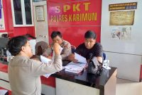 Direktur PT MPK membuat laporan ke SPKT Polres Karimun, Sabtu, 29 Agustus 2026.