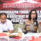 Konferensi Pers Pengungkapan 7 Kasus Narkotika di Batam dan Karimun periode Awal Agustus 2026.