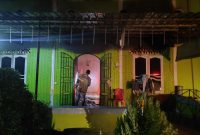 Kondisi rumah warga Guntung Punak yang terbakar, Kamis dinihari. FOTO: Istimewa