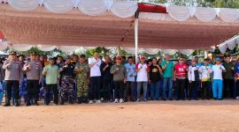 Gerakan Penanaman Pohon sebanyak 600 bibit Hasil Kerjasama Pemkab Karimun dan Pelindo Karimun. FOTO: HUMAS PEMKAB KARIMUN