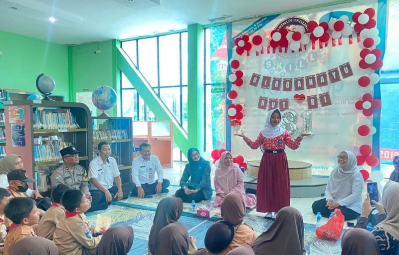 Kargo Baca Polsek Meral Dorong Minat Baca Anak di Karimun