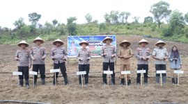 Polres Karimun Gandeng BUMDes Pangke Barat Optimalkan Lahan 2 Hektare untuk Jagung