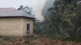Rumah Warga di Parit Benut Karimun Terbakar, Kerugian Capai Rp30 Juta