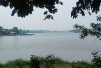 Penampakan Kabut Adap menyelimuti area sekitaran Danau RSUD Muhammad Sani