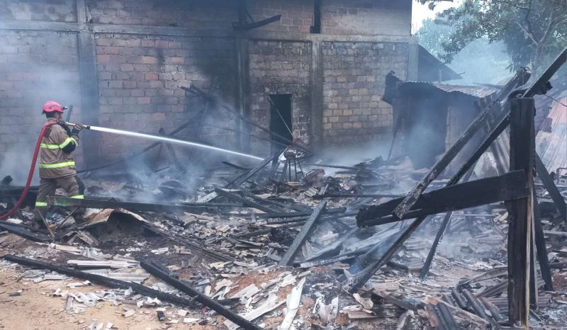 Api Bakar Dapur Rumah Warga di Guntung Punak, Kerugian Ditaksir Rp 20 Juta