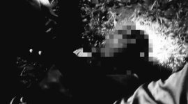 Warga menangkap pelaku pencurian yang kabur ke Kebun Sawit, setelah mencuri Getah Karet.